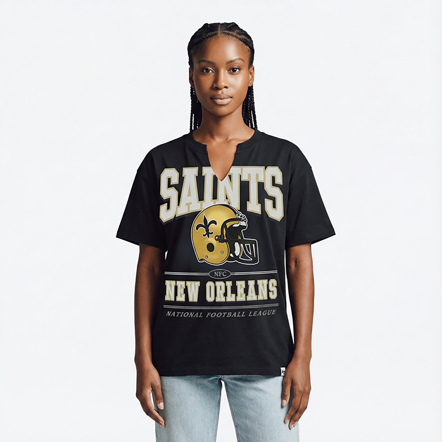 47 Women's Saints Elation Oversize Notch Neck T-shirt - view number 2