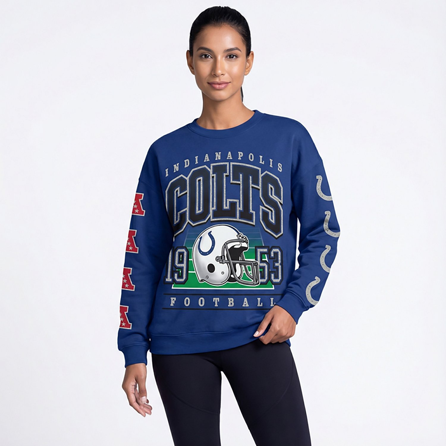 47 Women's Colts Go Big Oversize Long Sleeve Crew Sweatshirt - view number 2