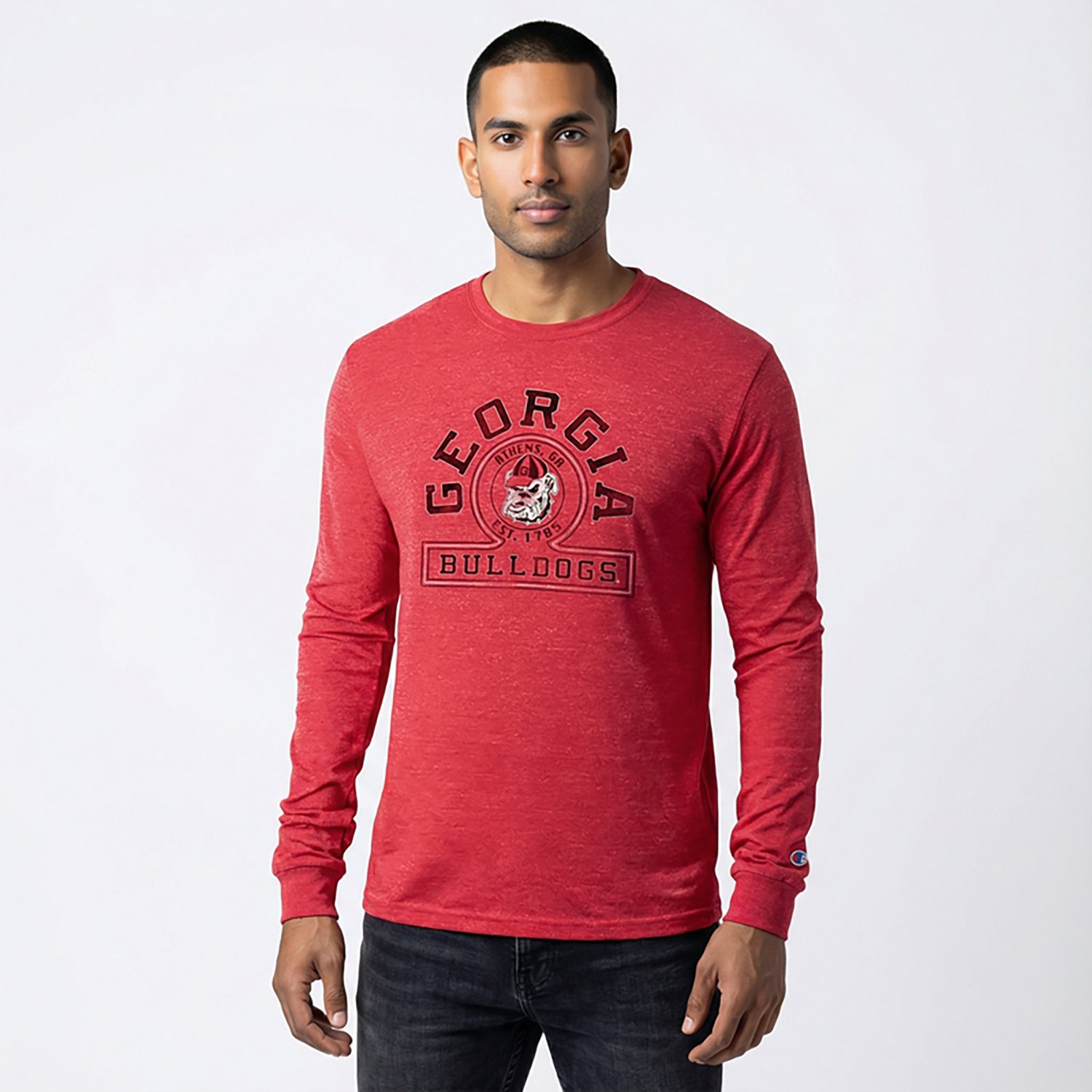 Champion Men's Georgia School Arch Triumph Long Sleeve T-shirt - view number 2