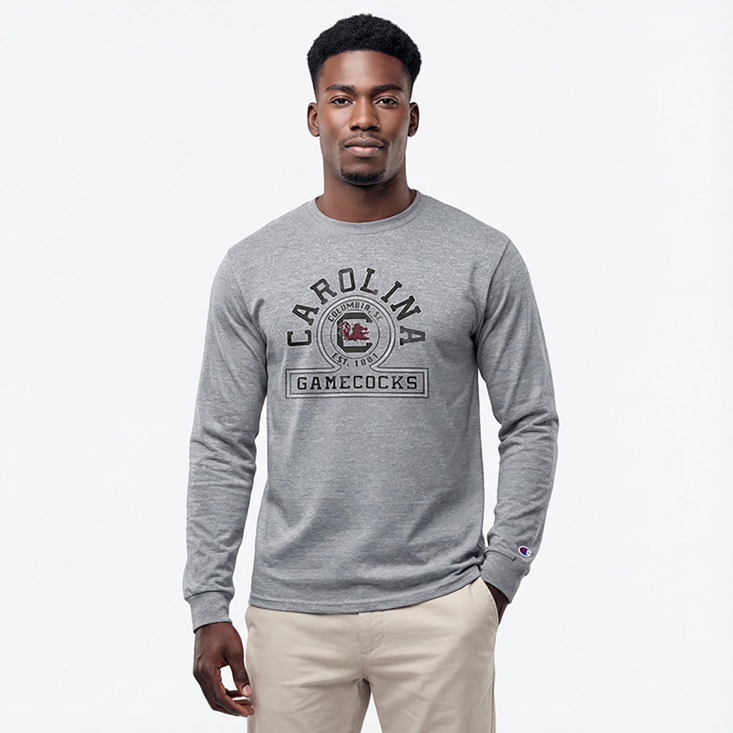 Champion Men's South Carolina School Arch Triumph Long Sleeve T-shirt - view number 2