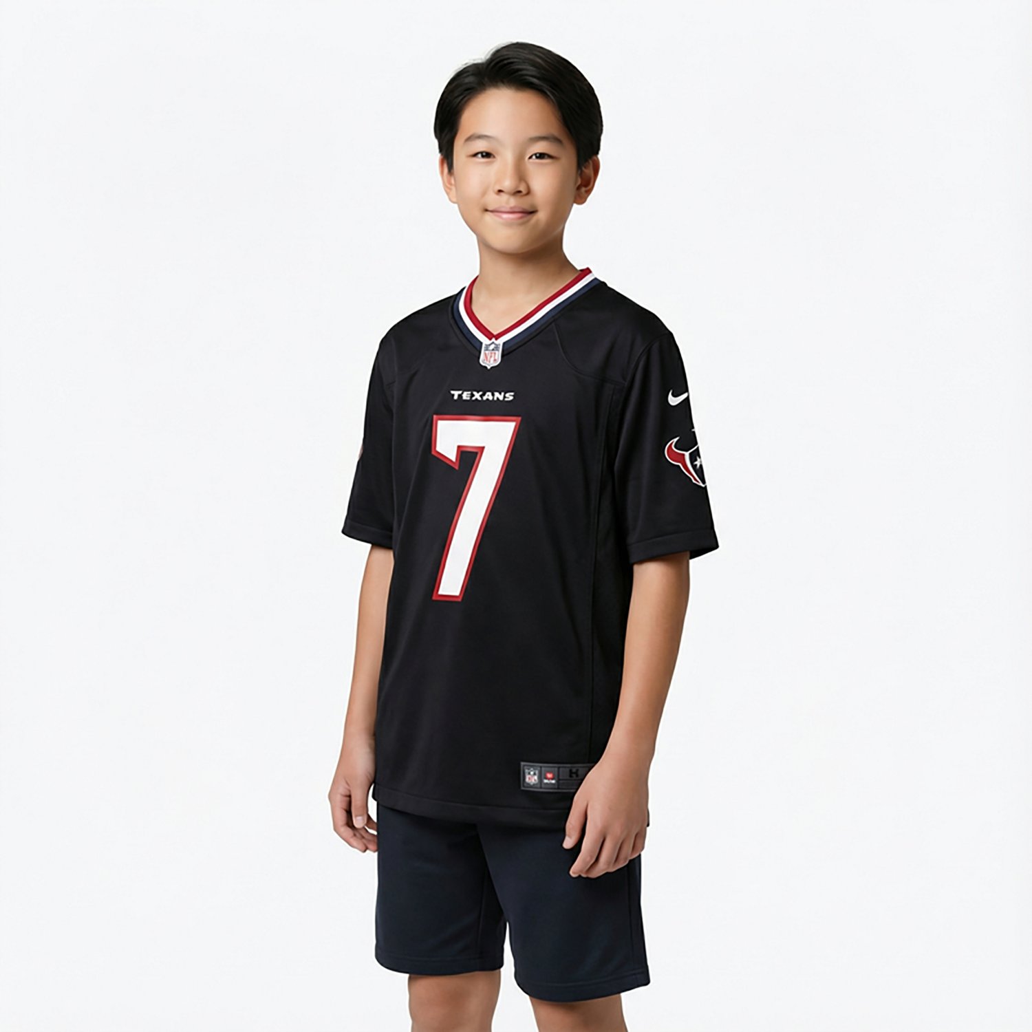 Nike Boys' Houston Texans C.J. Stroud Game Jersey - view number 2