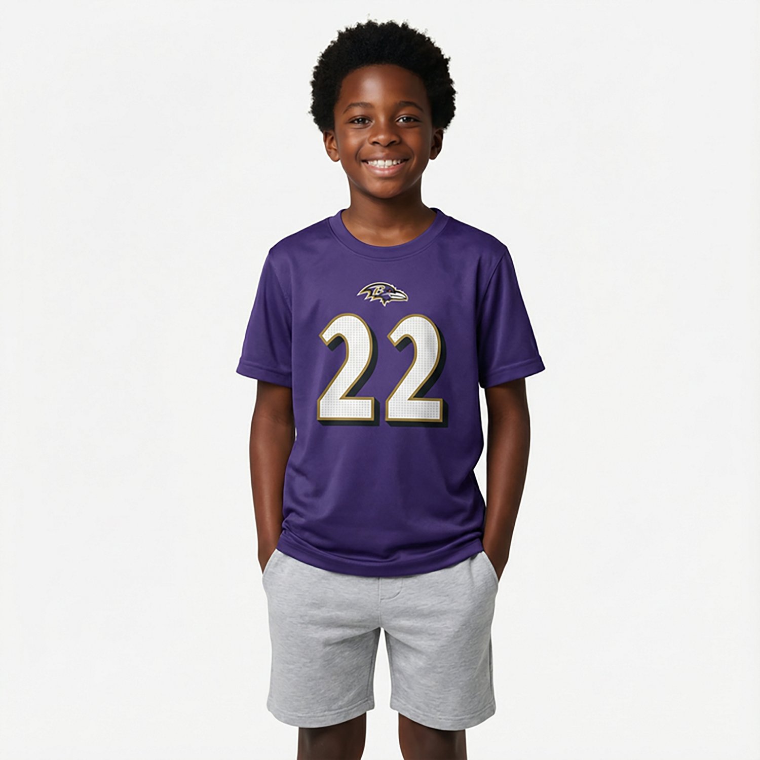 Nike Boys' Ravens D. Henry Fuse N&N T-shirt - view number 2