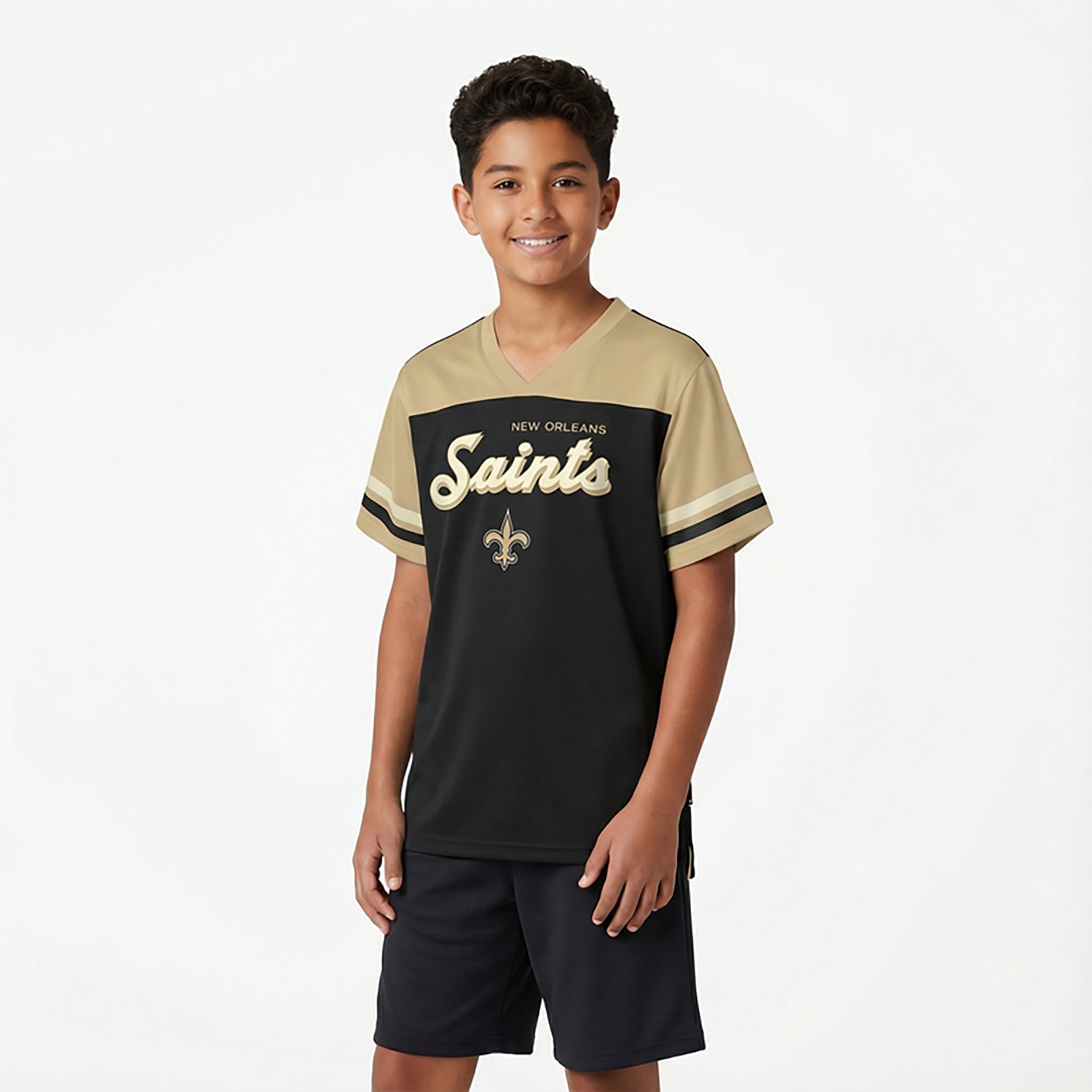 Outerstuff Youth Saints True Fan Fashion Top - view number 2