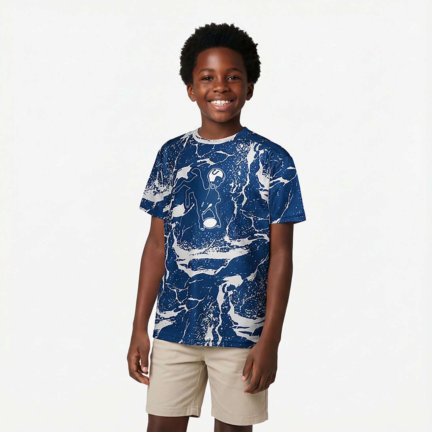 Outerstuff Youth Colts Endzone Sublimated T-shirt - view number 2