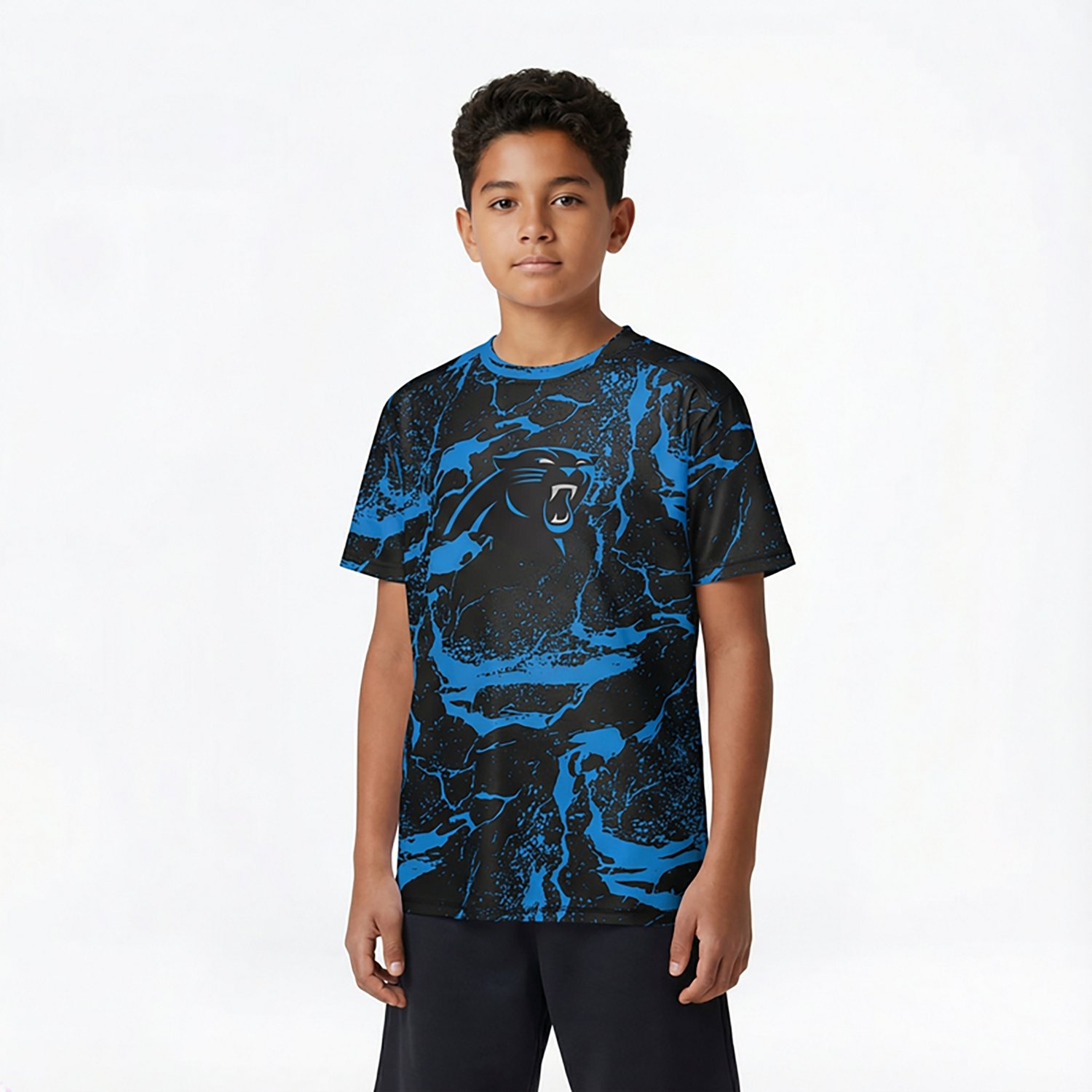 Outerstuff Youth Panthers Endzone Sublimated T-shirt - view number 2