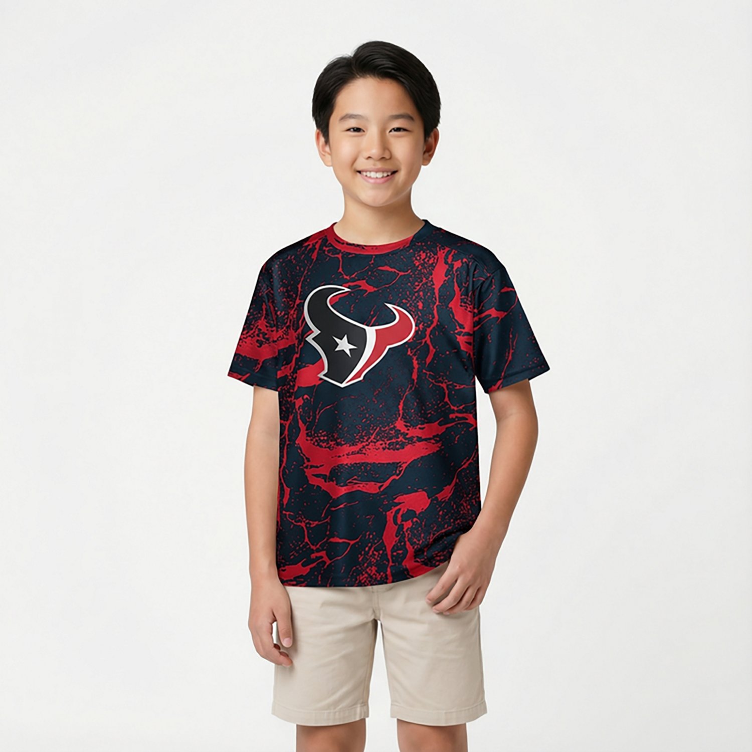 Outerstuff Youth Texans Endzone Sublimated T-shirt - view number 2