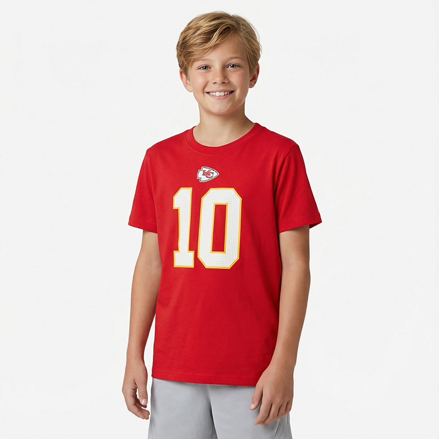 Nike Boys' Kansas City Chiefs Isiah Pacheco #10 Fuse Graphic T-shirt - view number 2