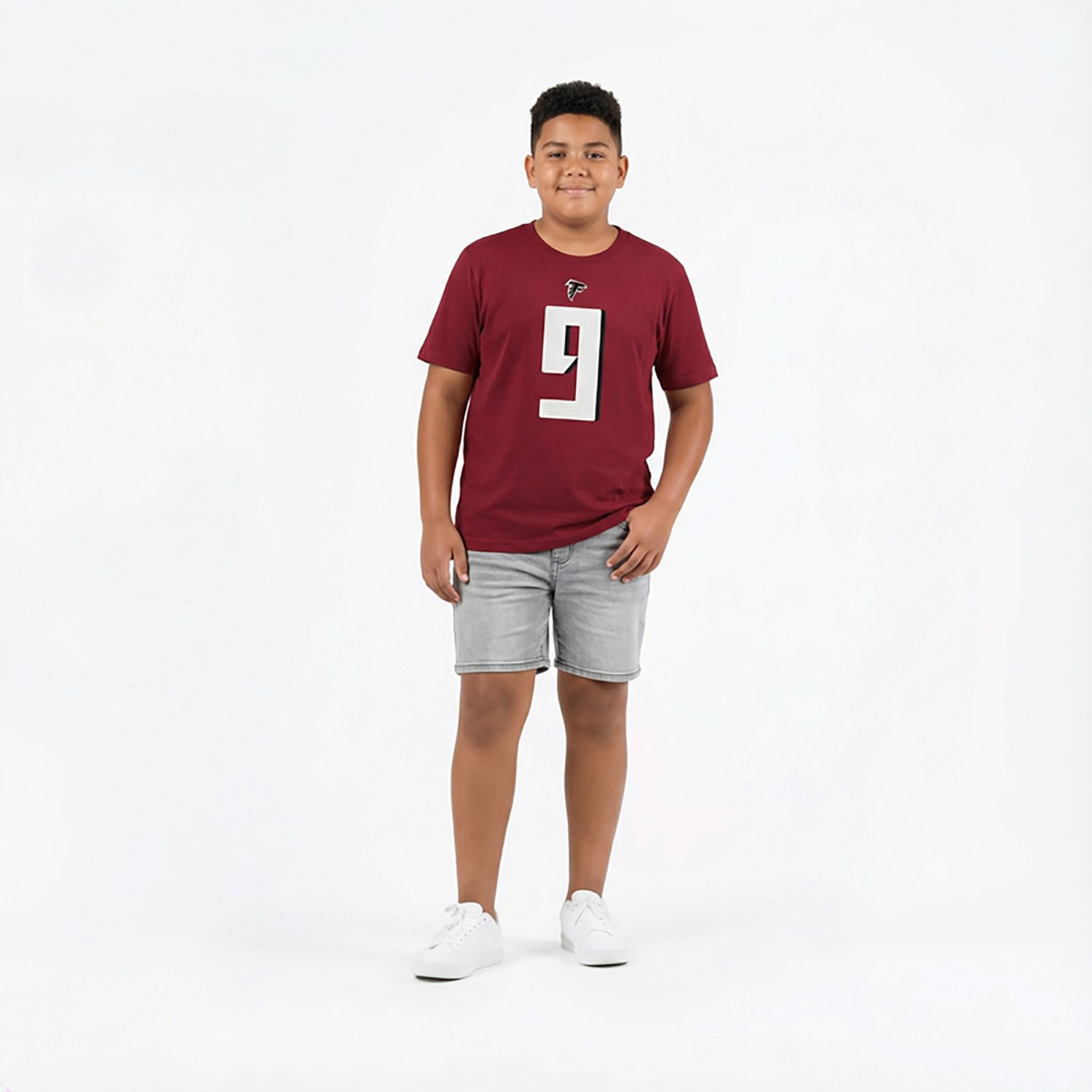 Nike Boys' Atlanta Falcons Michael Penix Jr. #9 Fuse Graphic T-shirt