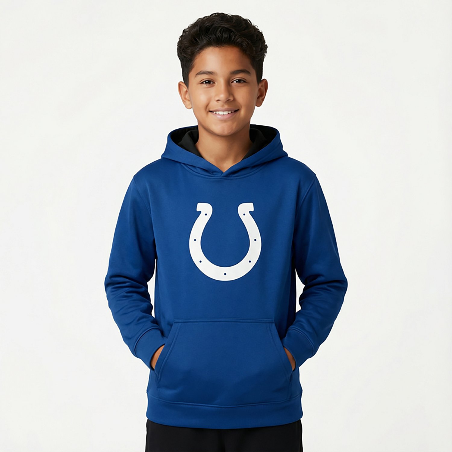 Outerstuff Boys' Indianapolis Colts Prime Pullover Fleece Hoodie - view number 2