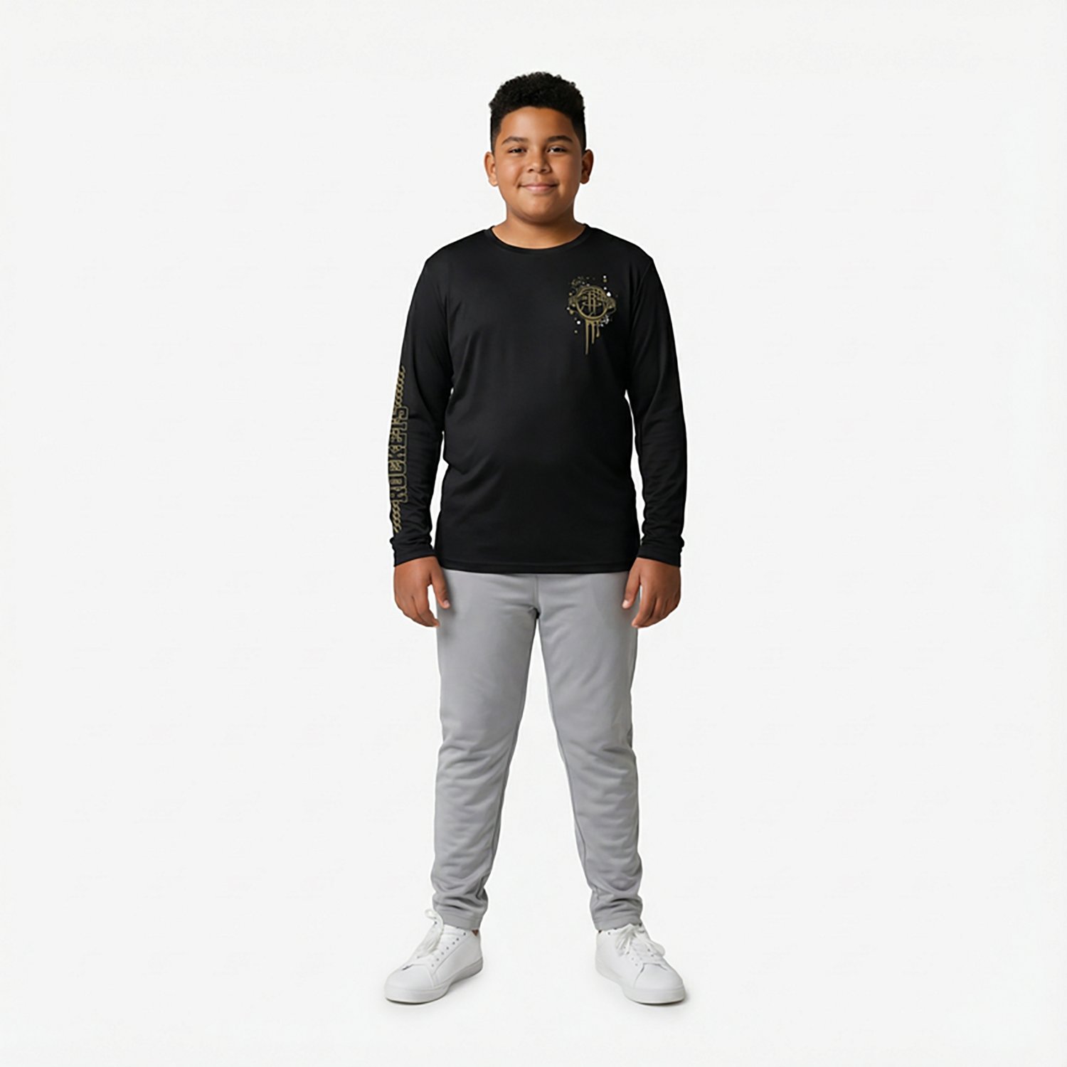 Outerstuff Youth Rockets Gold Star Long Sleeve T-shirt
