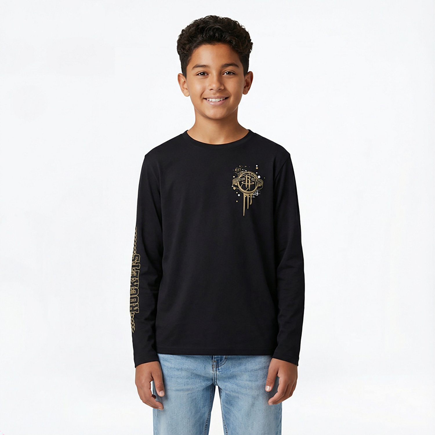 Outerstuff Youth Rockets Gold Star Long Sleeve T-shirt - view number 2