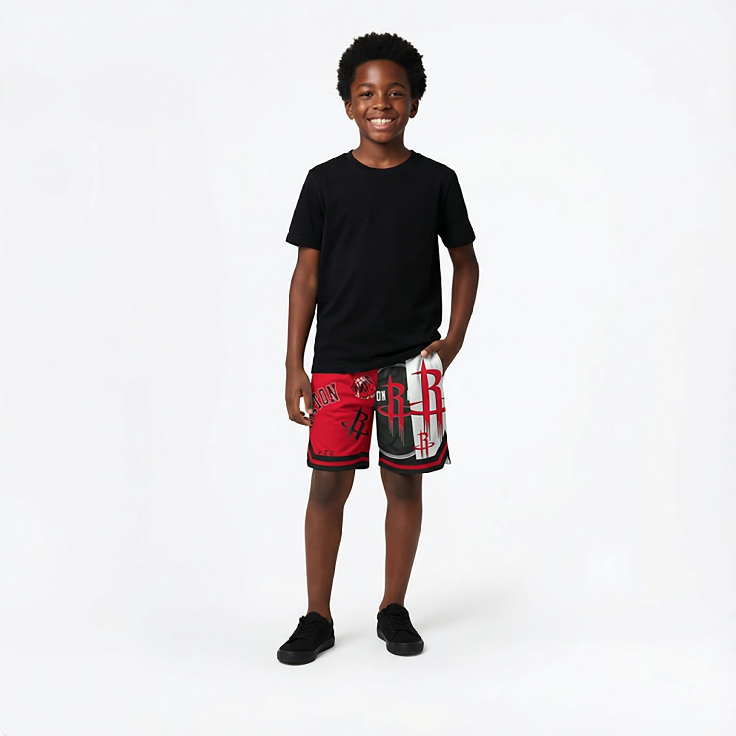 Outerstuff Kids' Houston Rockets Alley Oop Baller Shorts 6 in.