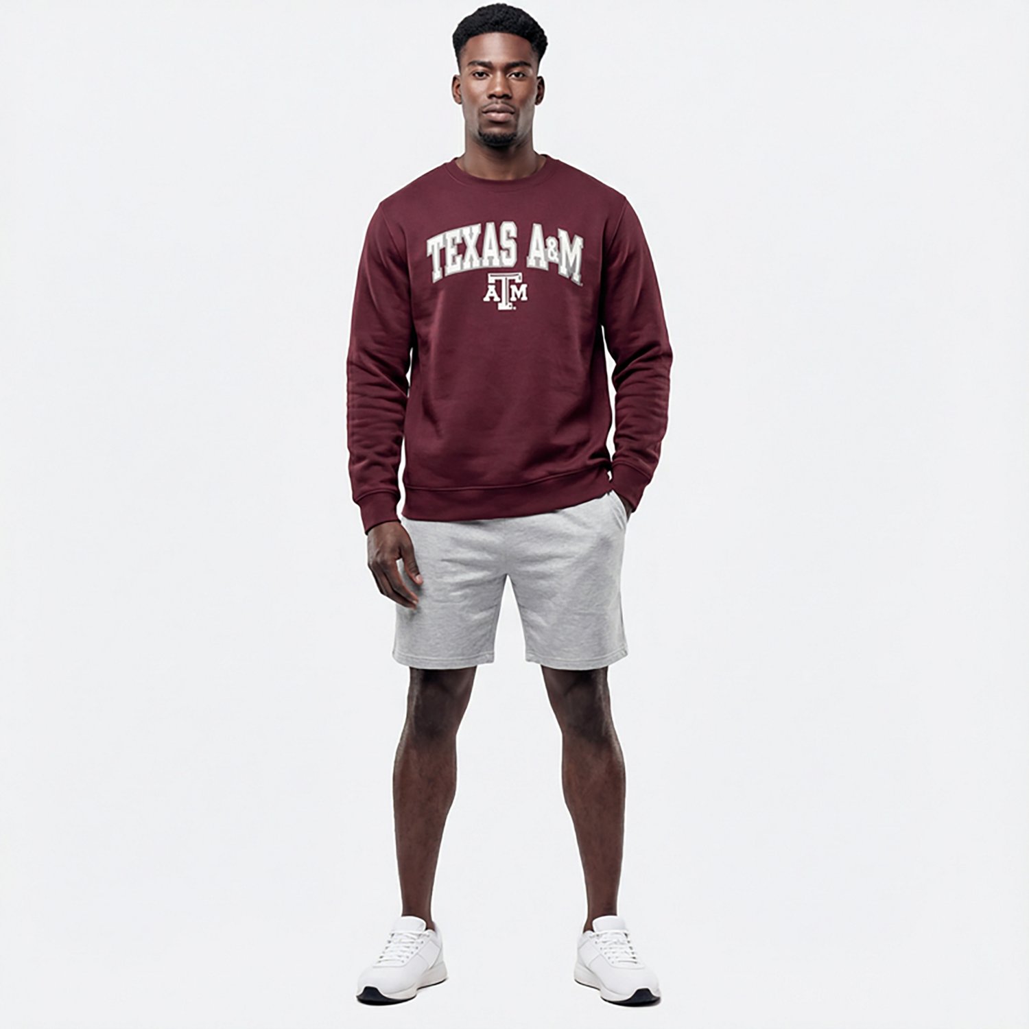 The Victory Men's Texas A&M Aggies School Arch Pullover Sweatshirt