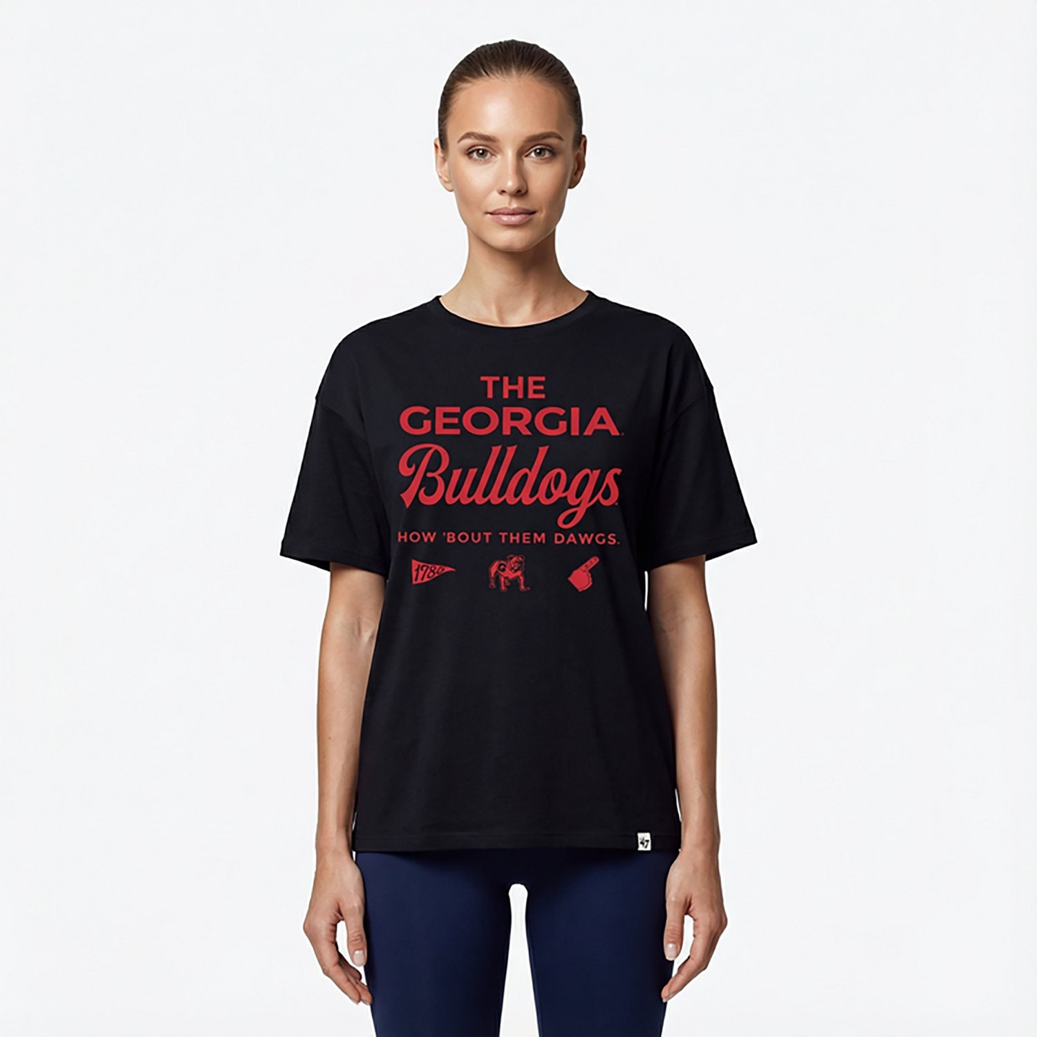 '47 Women's Georgia Bulldogs Show Off Sadie Short Sleeve T-shirt - view number 2