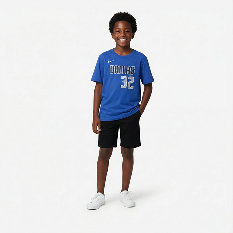 Nike Big Boys and Girls Cooper Flagg Blue Dallas Mavericks 2025 Nba Draft Icon Name Number T-Shirt - Blue