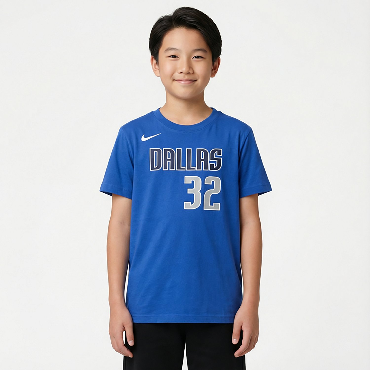 Nike Kids' Dallas Mavericks Cooper Flagg Icon Name and Number Short Sleeve T-shirt - view number 2