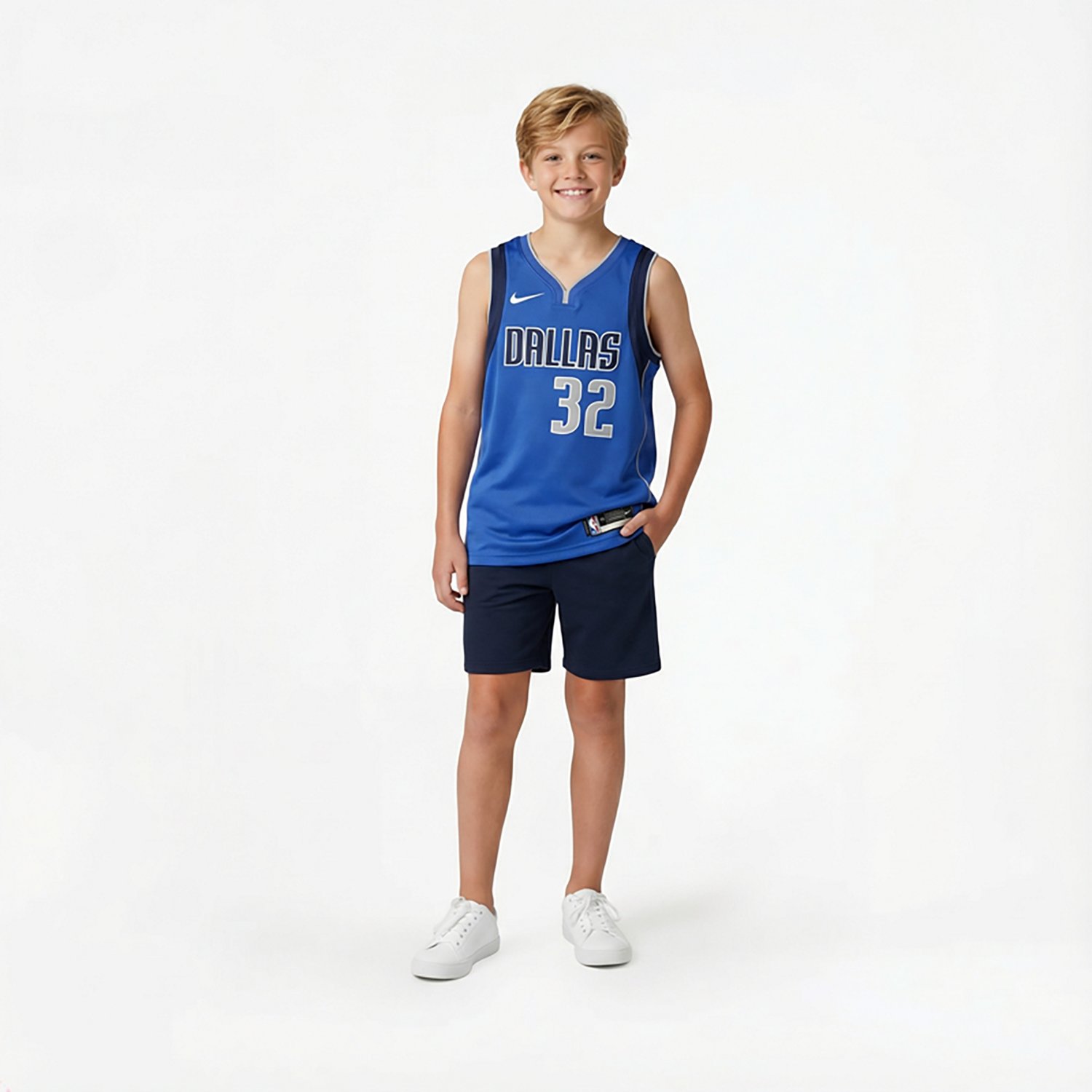 Nike Kids' Dallas Mavericks Cooper Flagg Icon Swingman Name and Number Jersey