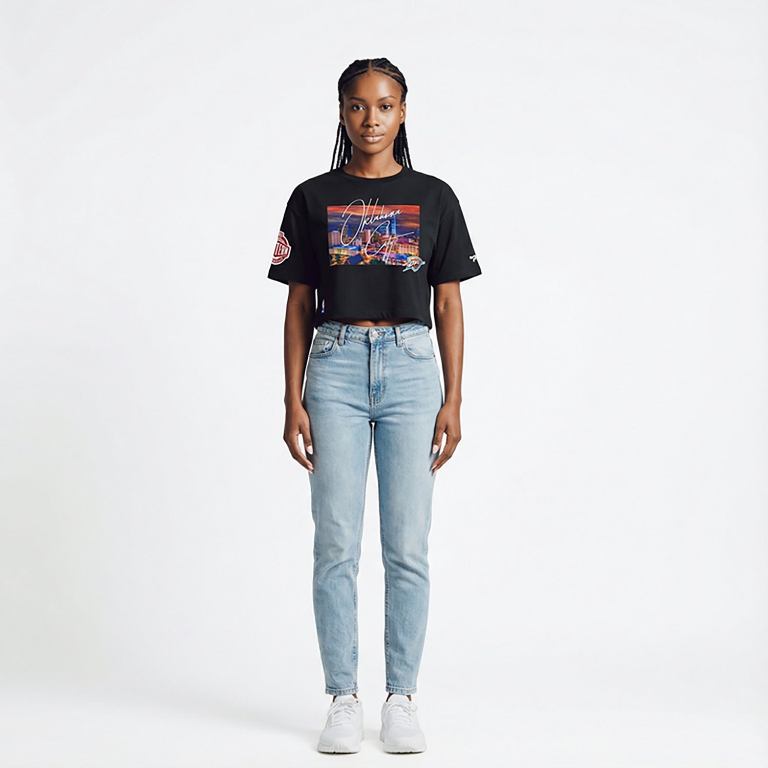 Pro Standard Women's OKC Thunder City Scape SJ Boxy T-shirt