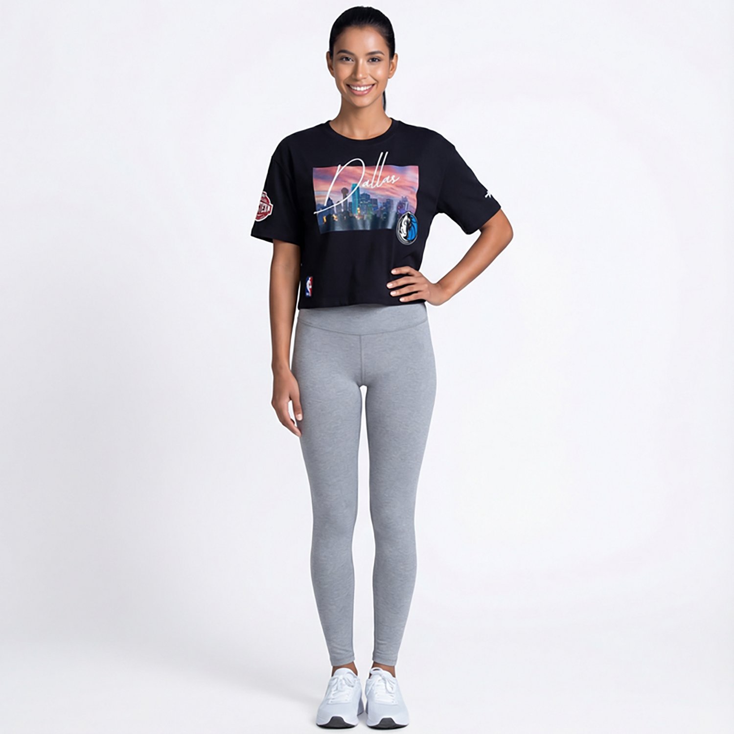 Pro Standard Women's Mavericks City Scape SJ Boxy T-shirt