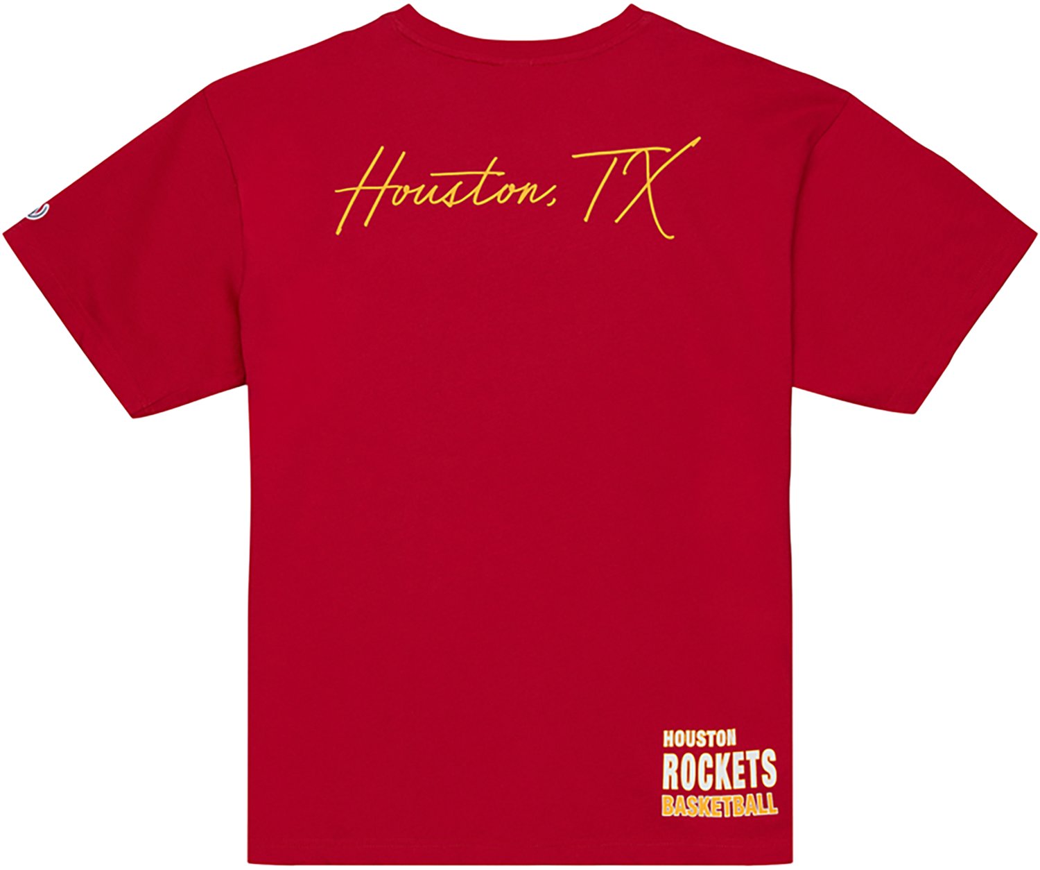 Mitchell & Ness Men's Houston Rockets Double Clutch Premium Graphic T-shirt - view number 2