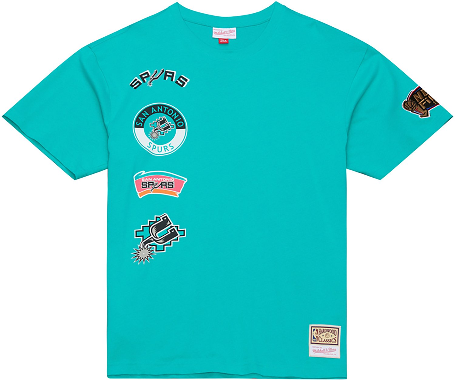 Mitchell & Ness Men's San Antonio Spurs Double Clutch Premium Graphic T-shirt