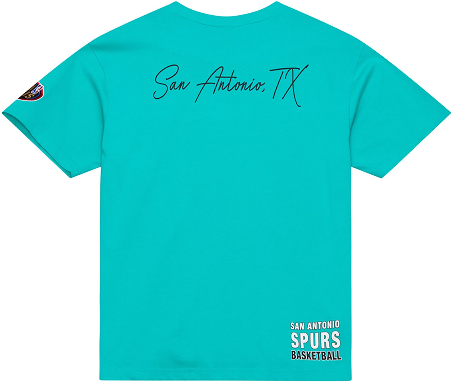 Mitchell & Ness Men's San Antonio Spurs Double Clutch Premium Graphic T-shirt - view number 2