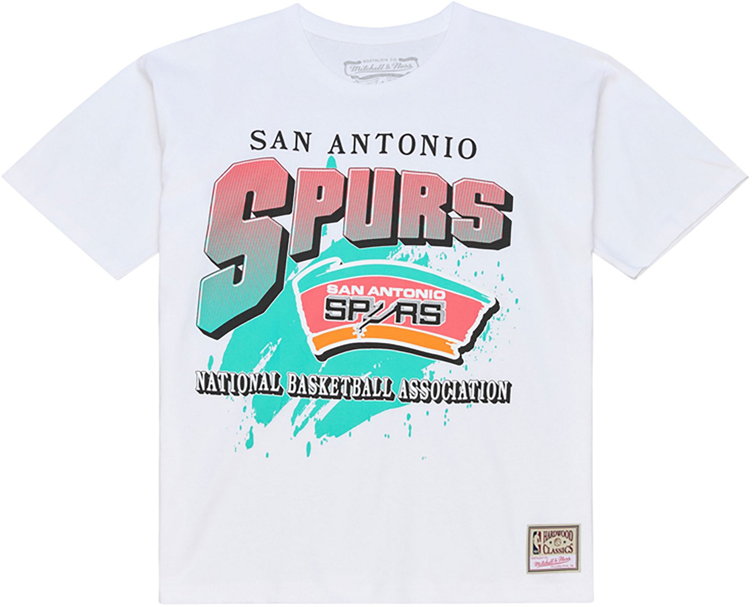 Mitchell & Ness Men's San Antonio Spurs Premium Seat Classic Graphic T-shirt