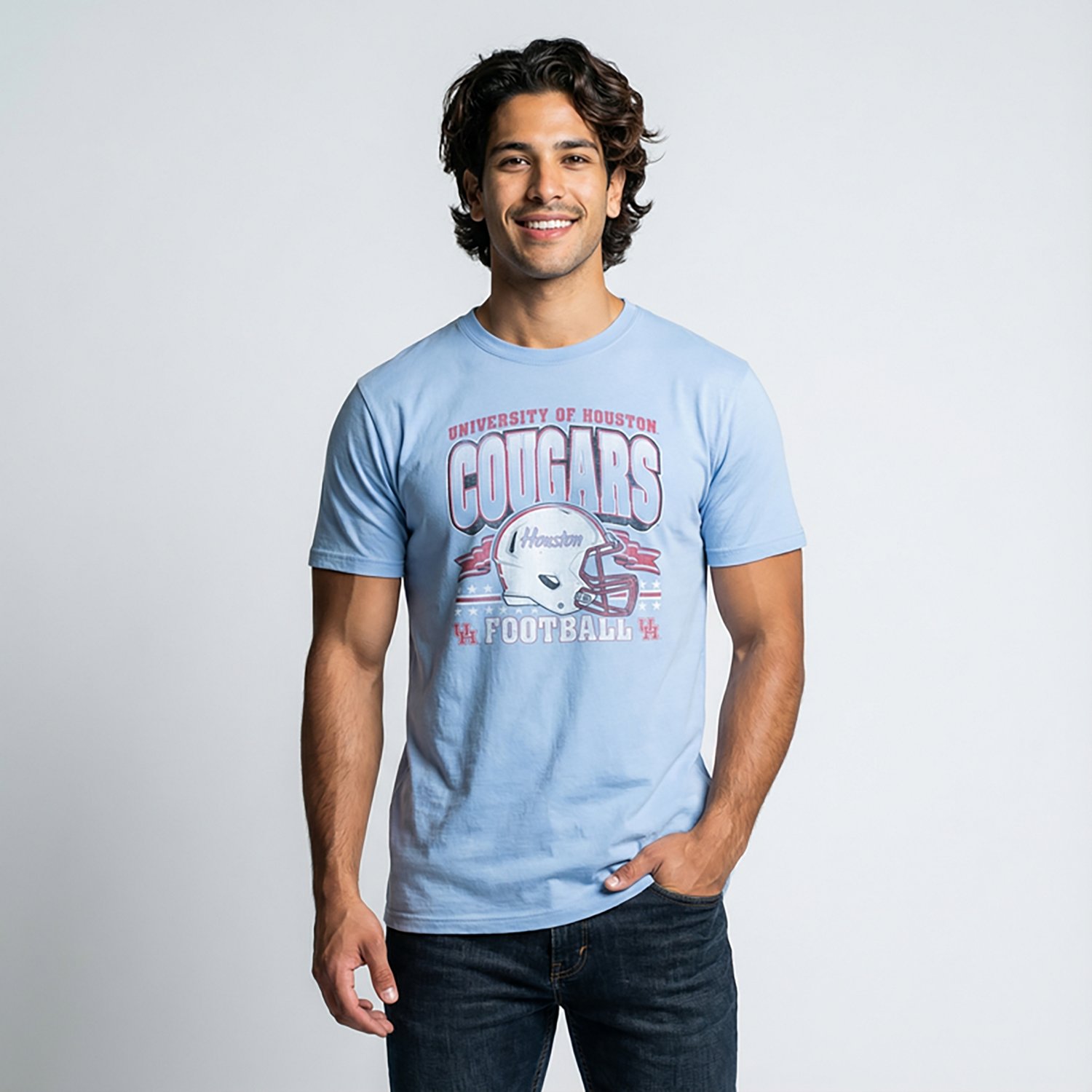 47 Men's Houston Blue Helmet Regional Franklin T-shirt - view number 2