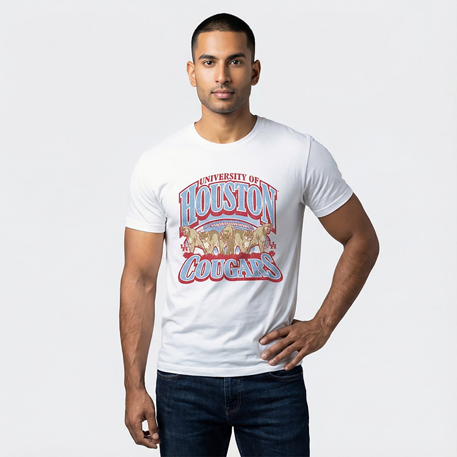 47 Men's Houston Blue Cougars Regional Franklin T-shirt - view number 2