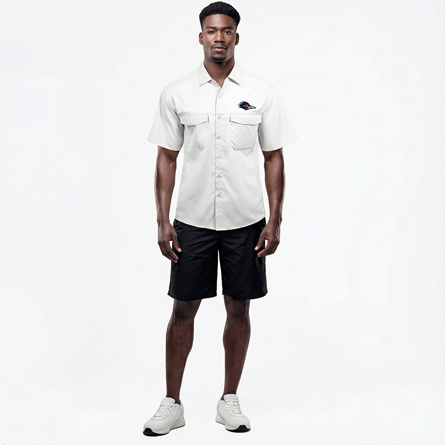 Antigua Men's University of Texas San Antonio Roadrunners Game Day Fishing Shirt