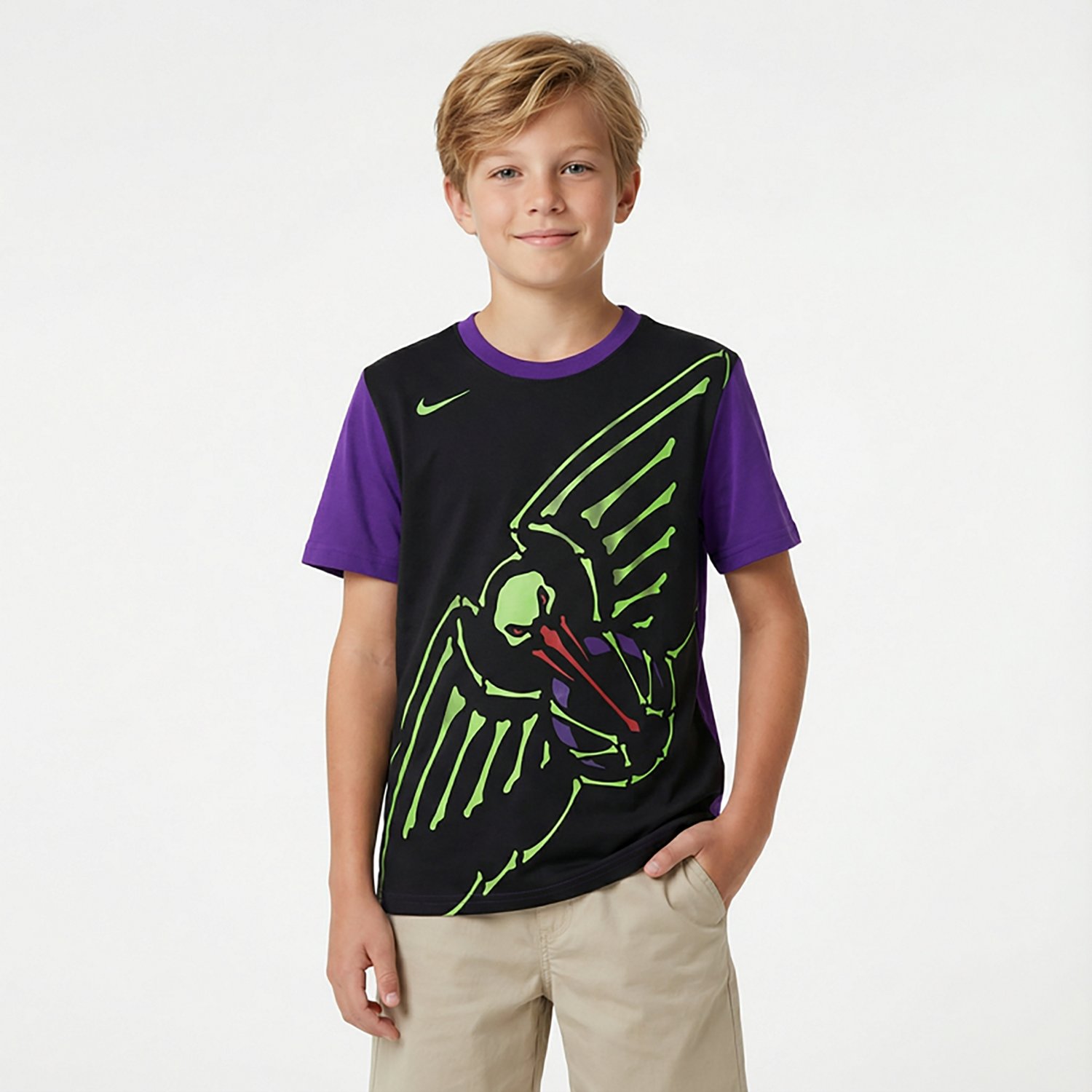 Nike Youth Pelicans Courtside '25-'26 City Edition Big Logo Max 90 T-shirt - view number 2