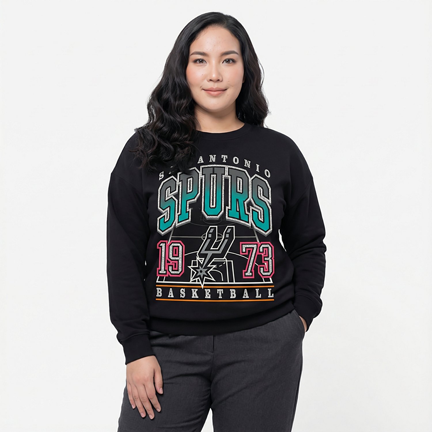 '47 Women's Spurs Go Big Oversized Fleece Sweatshirt - view number 2