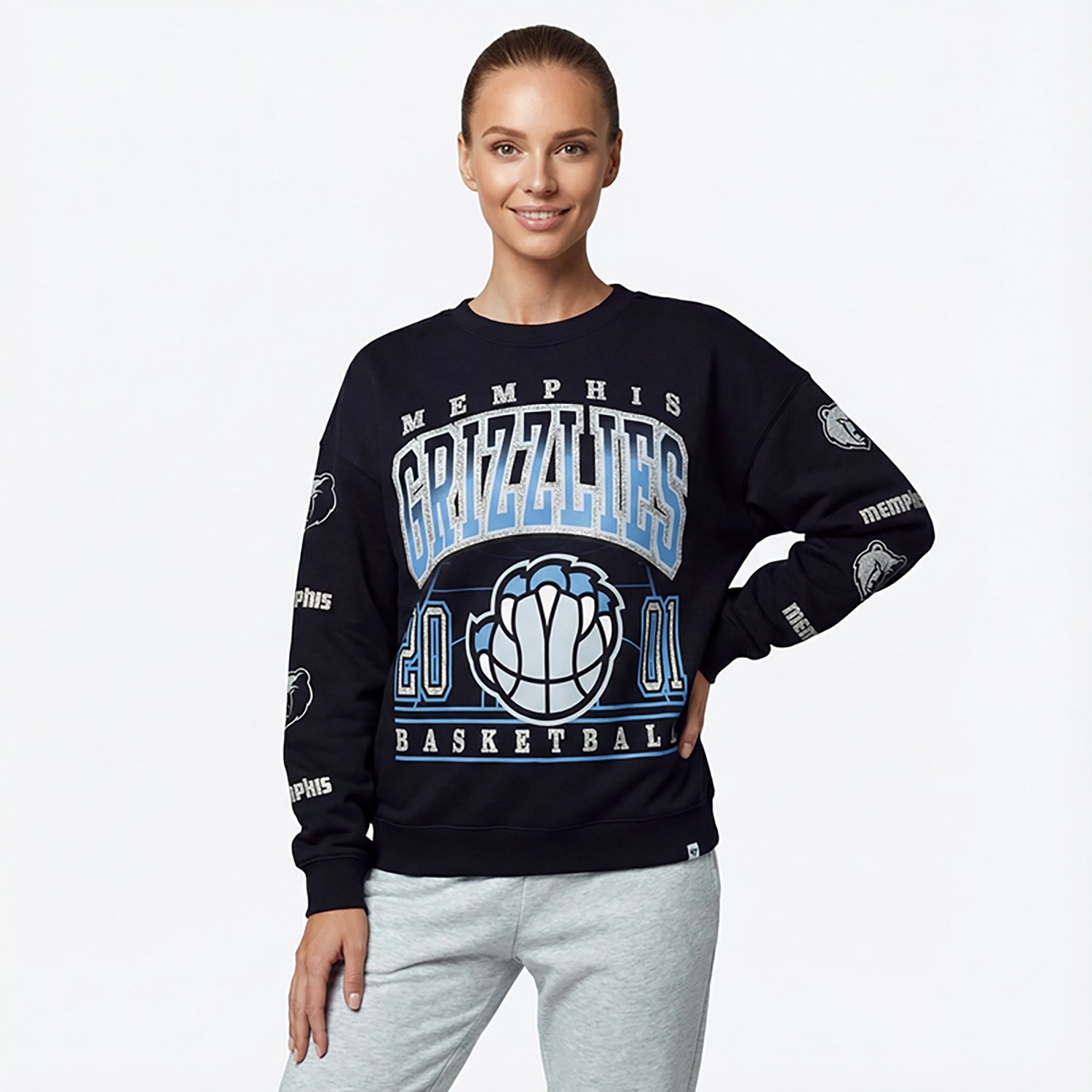 '47 Women's Grizzlies Go Big Oversized Fleece Sweatshirt - view number 2