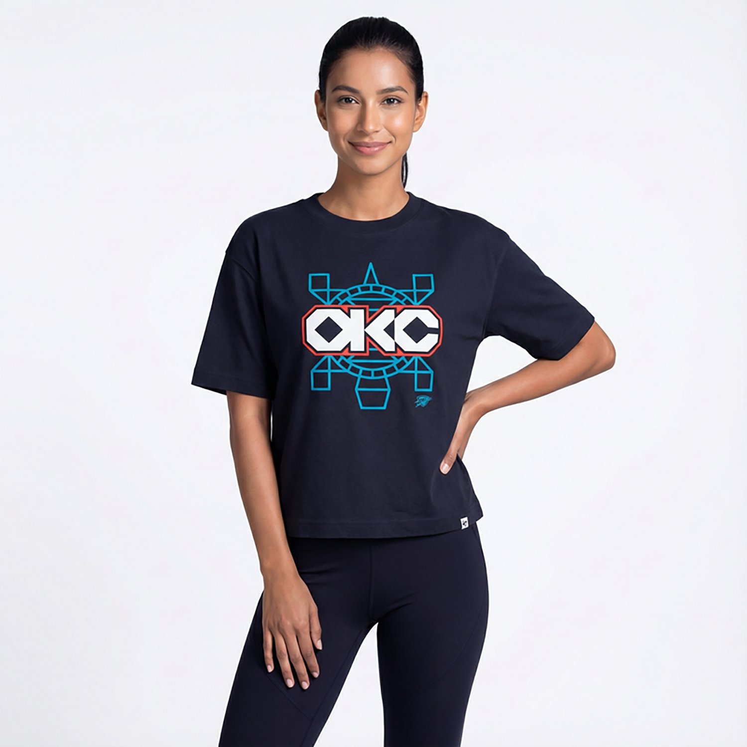 '47 Oklahoma City Thunder Women's Played Up City Graphic T-shirt - view number 2