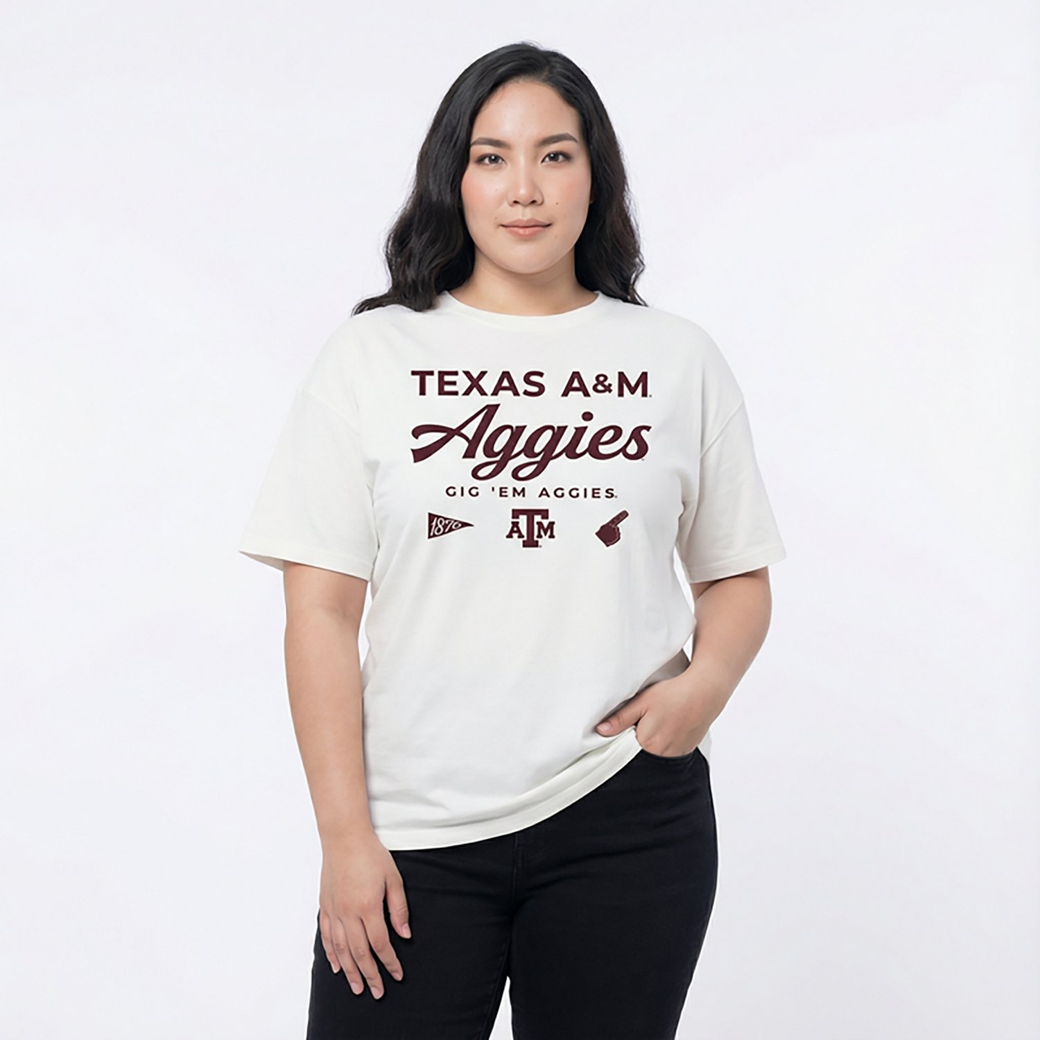 '47 Women's Texas A&M Aggies Show Off Sadie Short Sleeve T-shirt - view number 2