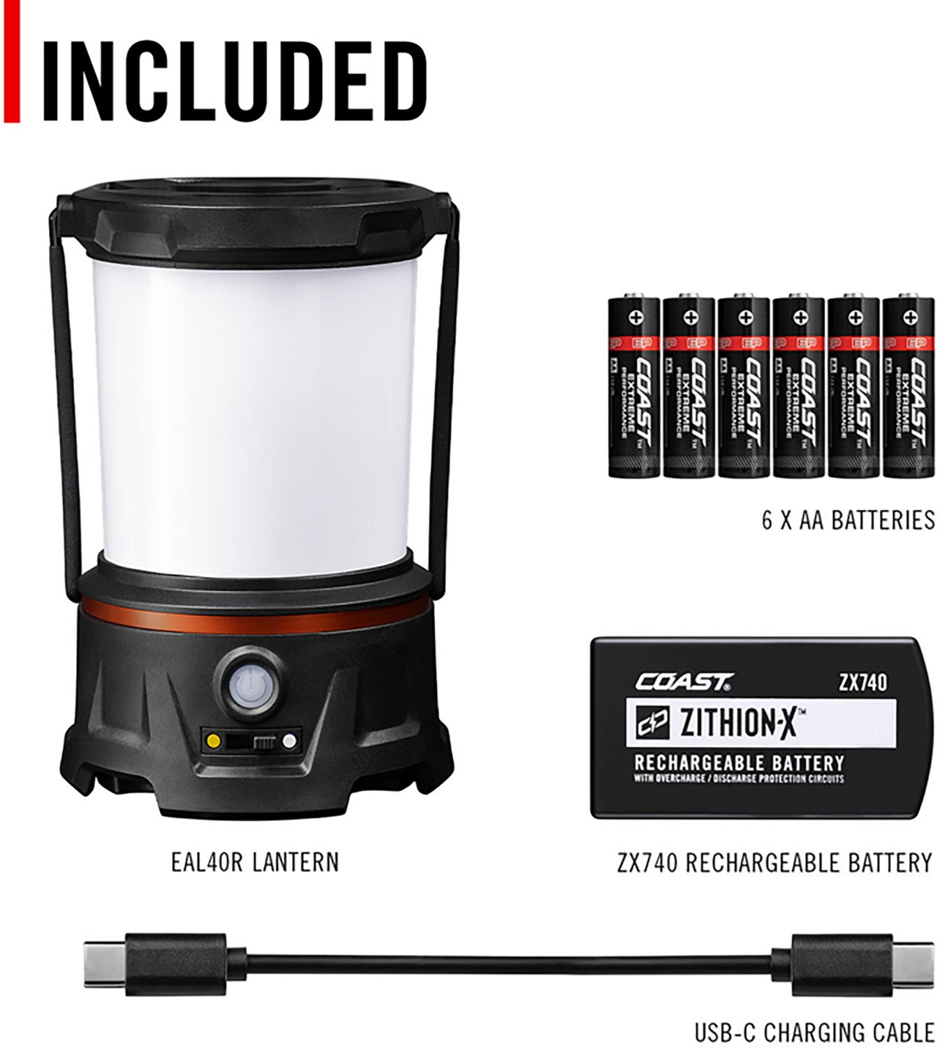 Coast EAL40R 2500L Rechargeable Area Lantern - view number 3