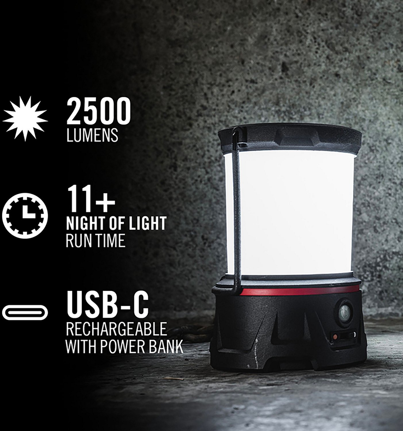 Coast EAL40R 2500L Rechargeable Area Lantern - view number 5