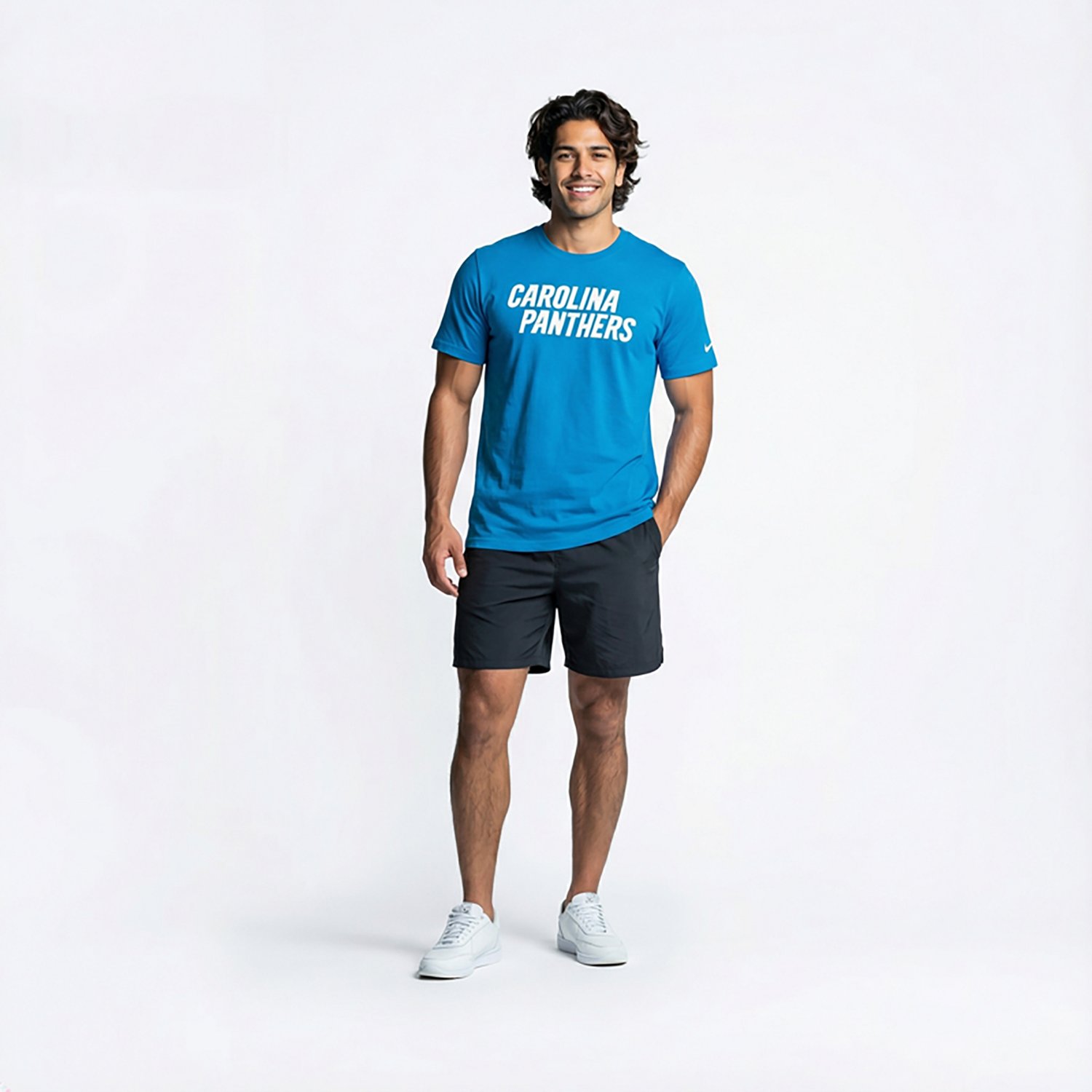 Nike Men's Carolina Panthers Primary Logo Short Sleeve T-shirt