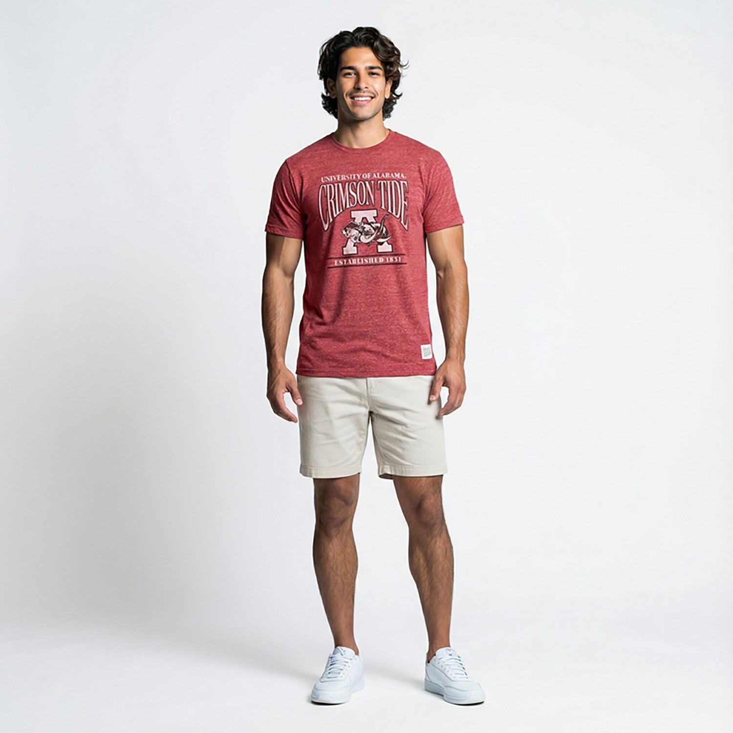 Retro Brand Men's University of Alabama Vault Elephant Head Est Graphic T-shirt