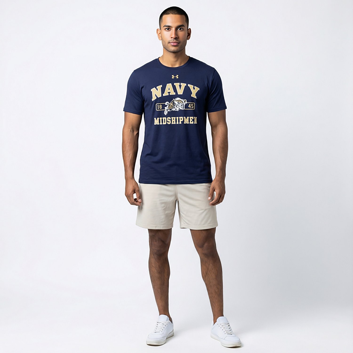 Under Armour Men's Navy Arch Block Graphic T-shirt