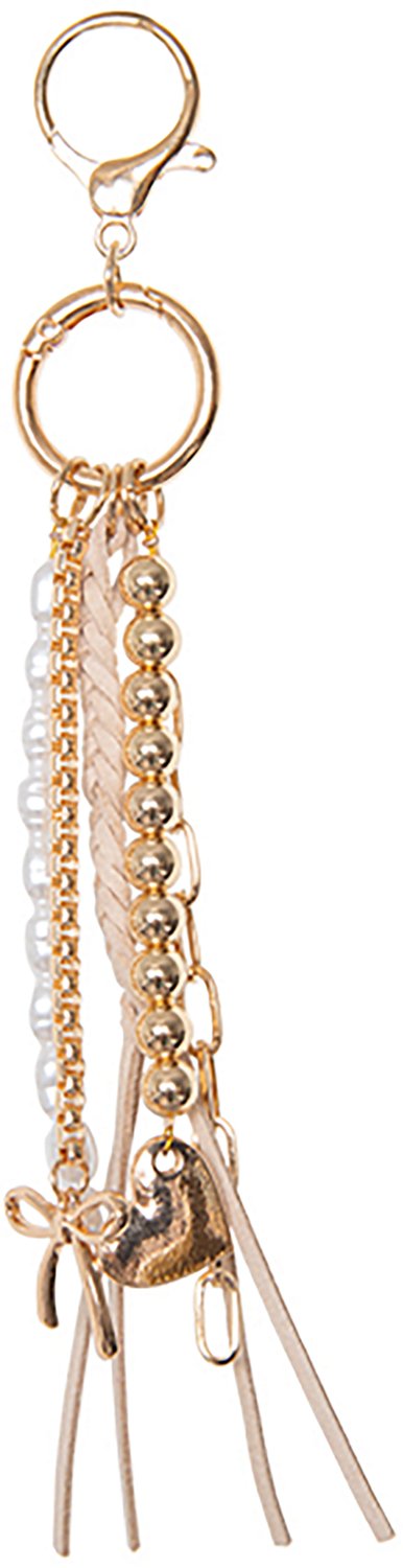 Katydid Bow & Heart Bag Charm - view number 2