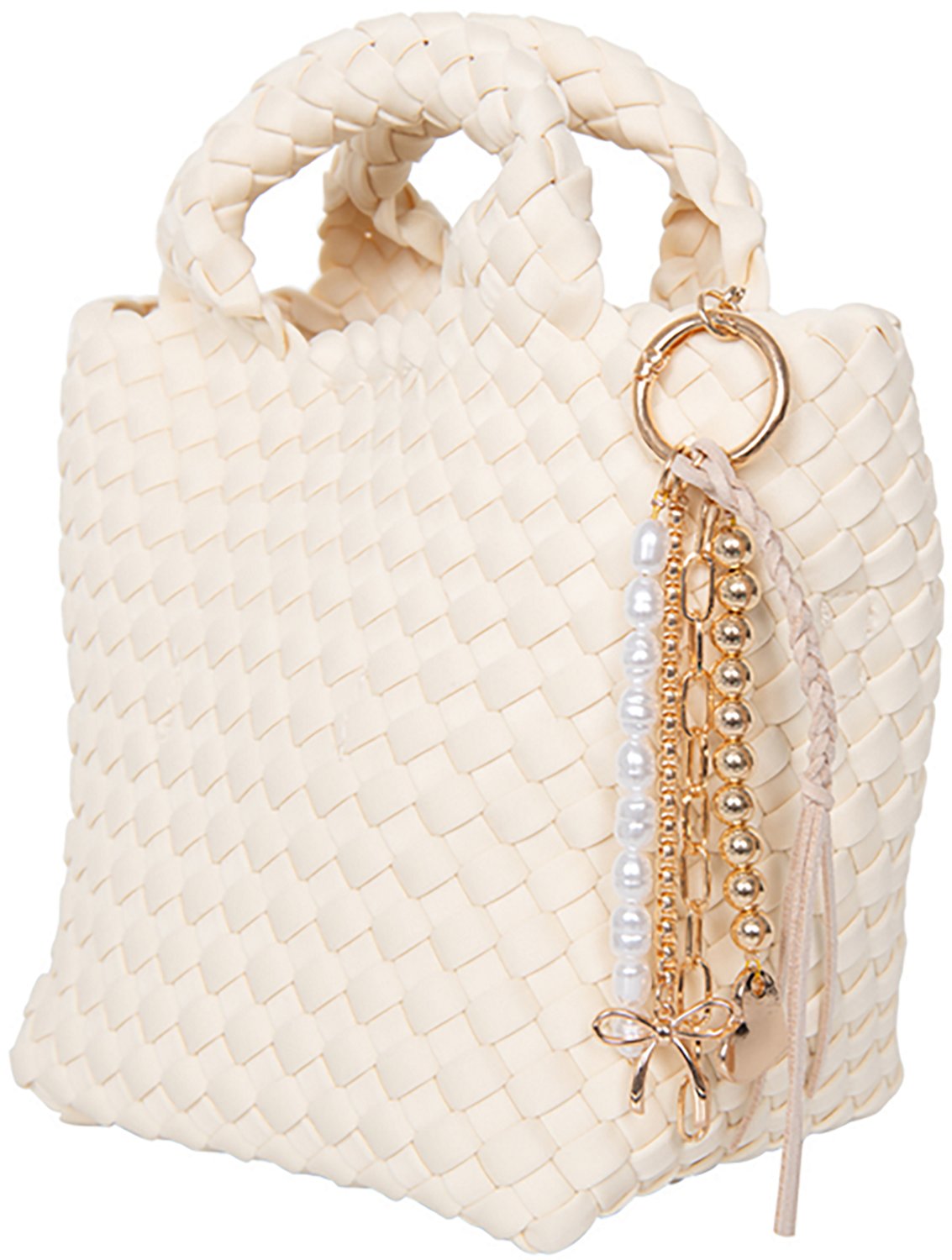 Katydid Bow & Heart Bag Charm - view number 3