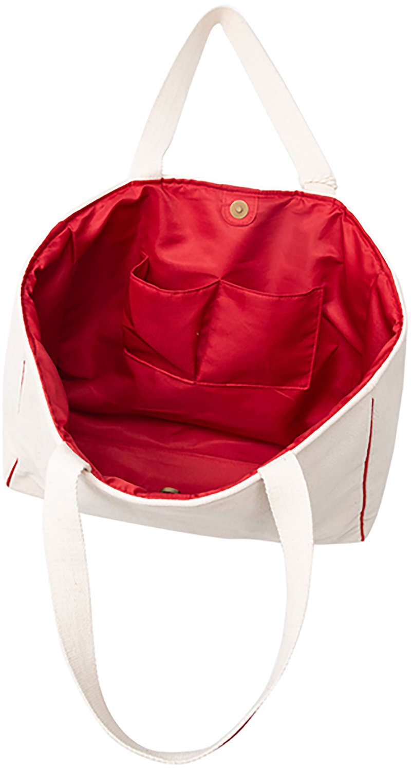 Katydid Baseball Oversized Canvas Tote Bag - view number 3