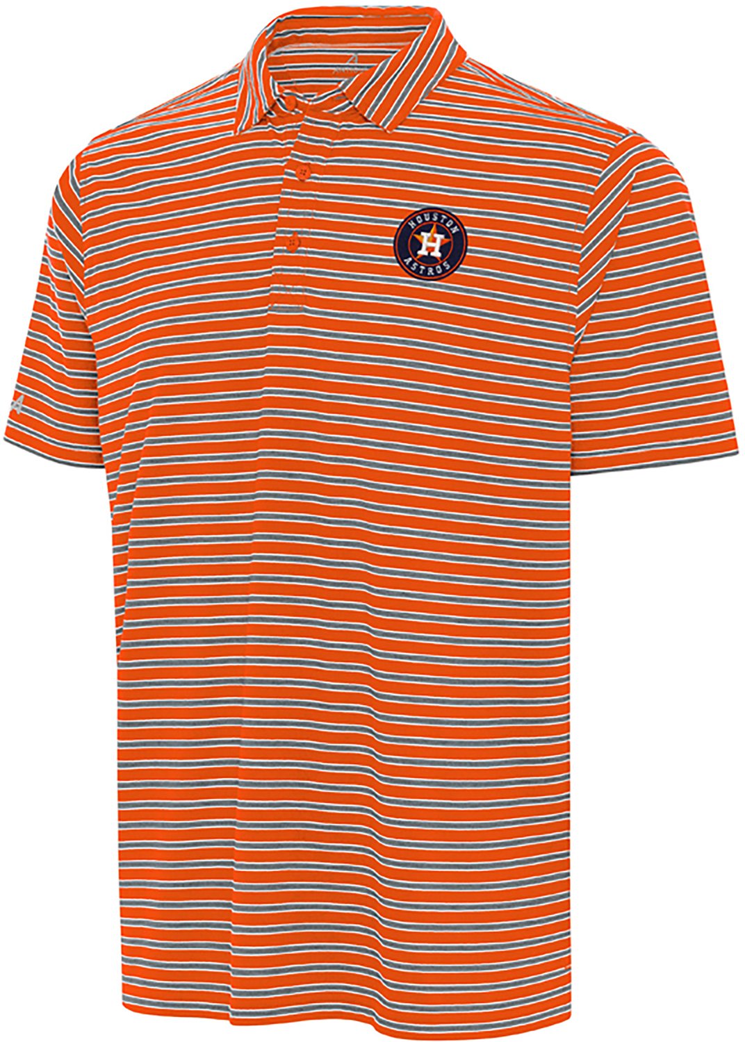 Antigua Men's Houston Astros Glide Short Sleeve Polo Shirt