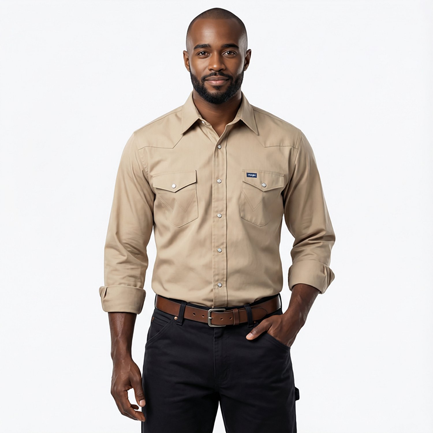 Wrangler Men's Cowboy Cut Long Sleeve Shirt - view number 2