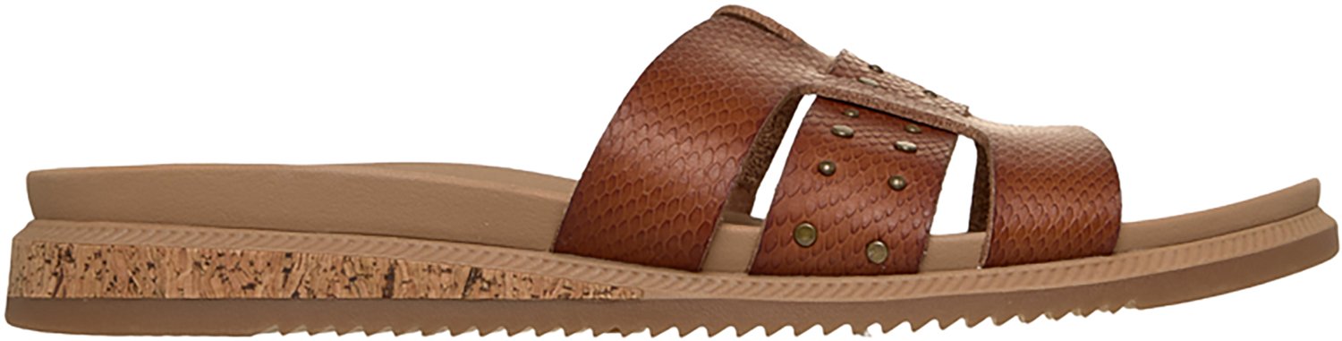 SKECHERS Women's Desert Kiss Low Peak Look Sandals