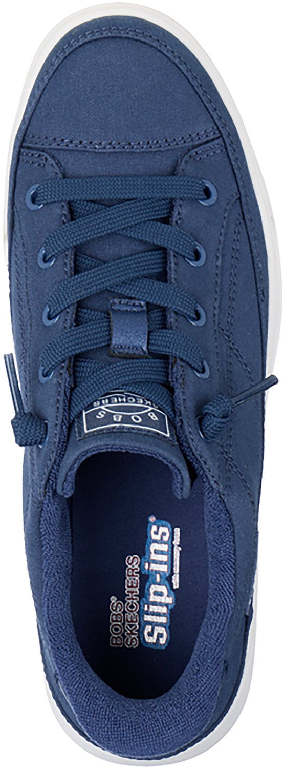 SKECHERS Women's Bobs Social Canvas Slip In Shoes - view number 4