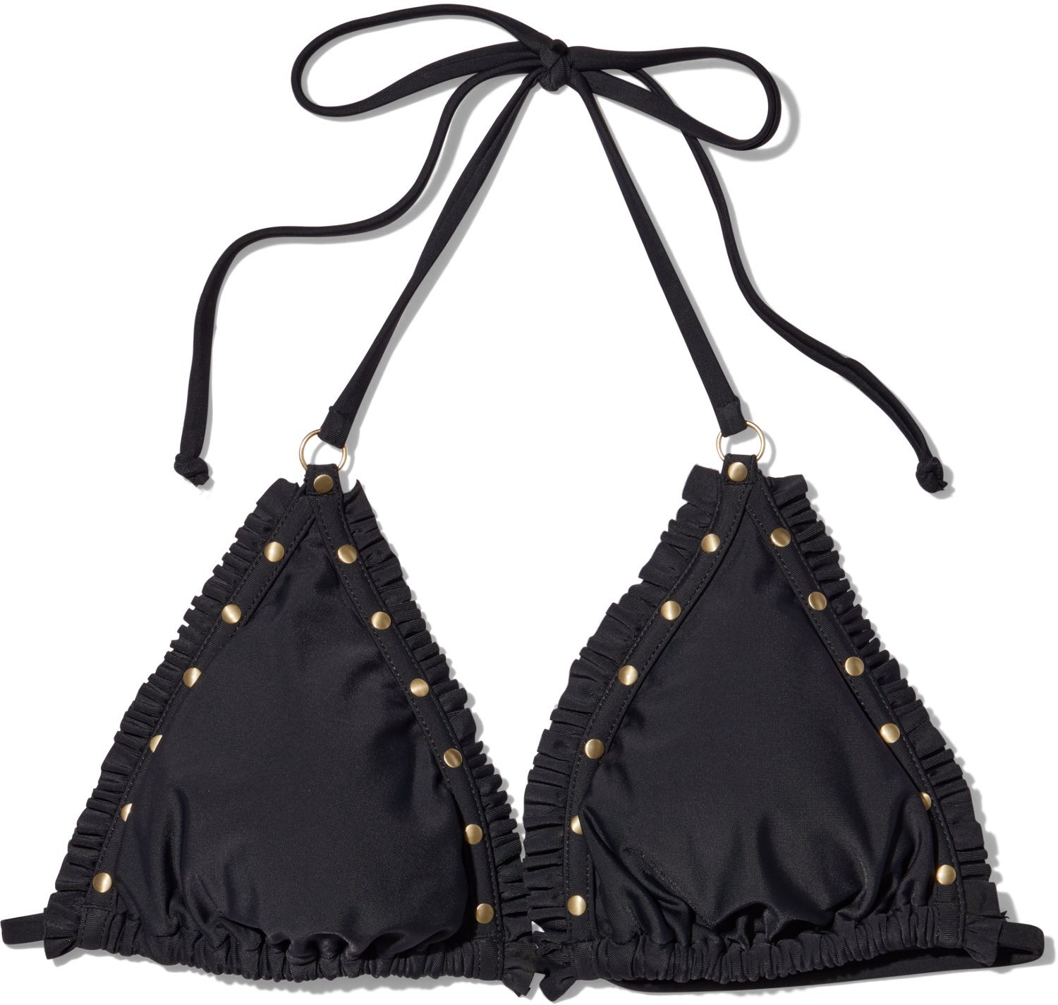 O'Rageous Juniors' Ruffle-Licious Solids Triangle Swim Top - view number 4