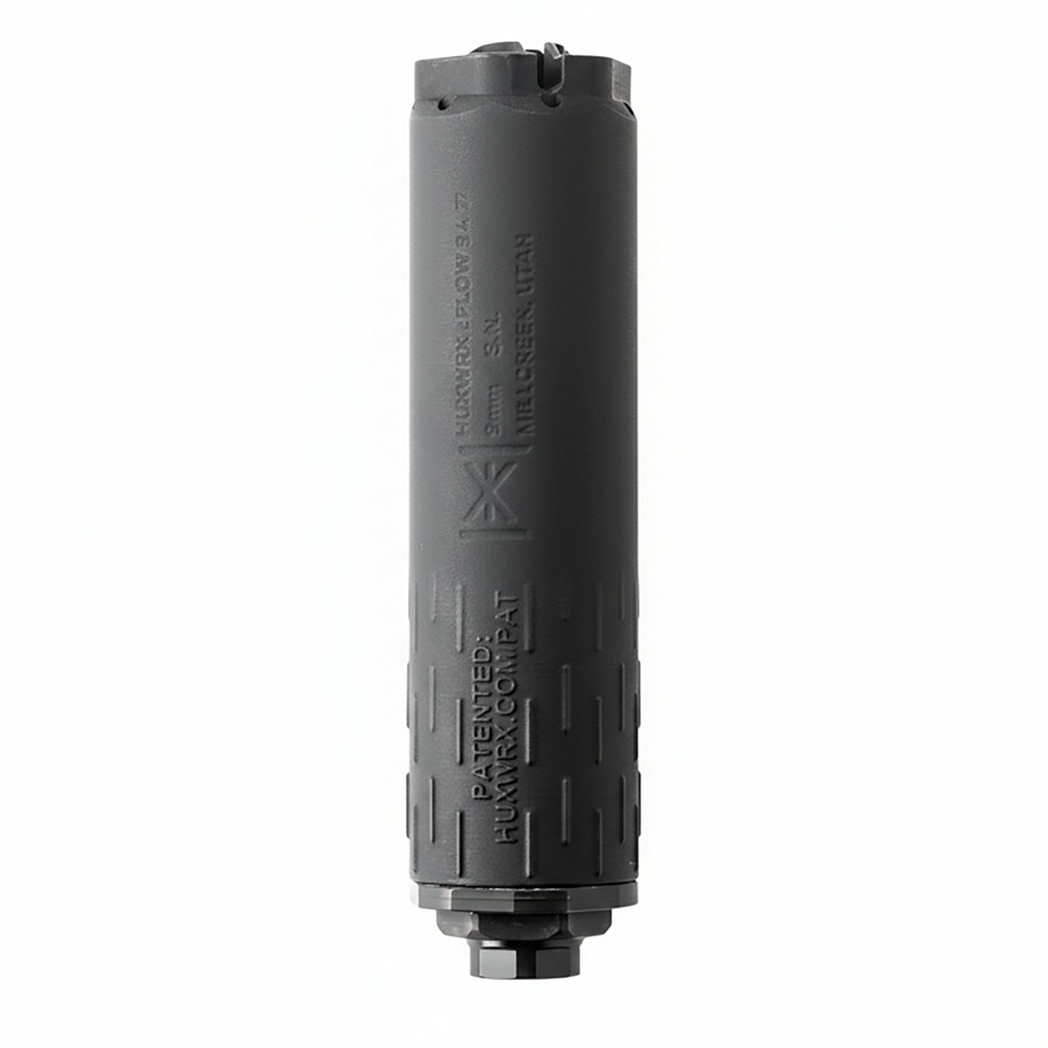 Huxwrx Flow 9K TI Black Suppressor