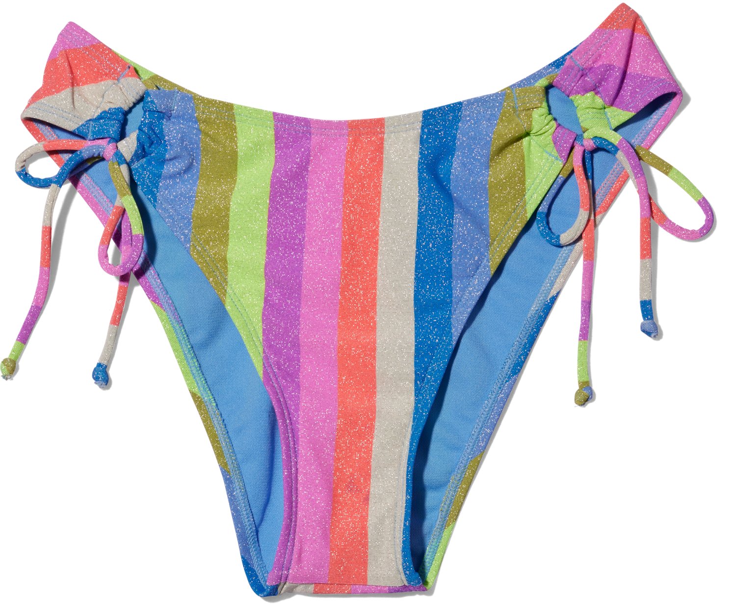 O'Rageous Juniors' Candy Stripe Lurex Looped Side Swim Bottom - view number 4